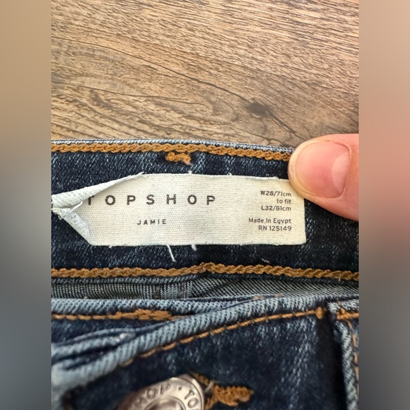 TOP SHOP Jaime jeans - size 28 - Picture 4 of 4